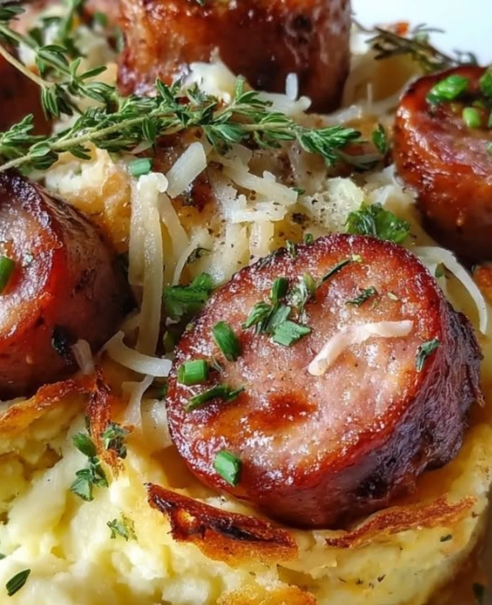 Crispy Irish bangers and mash cups presented as a cozy St. Patrick's Day dish