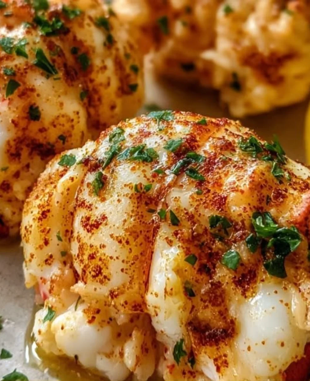 Luxurious Lobster Crab Bombs with sea-salted butter