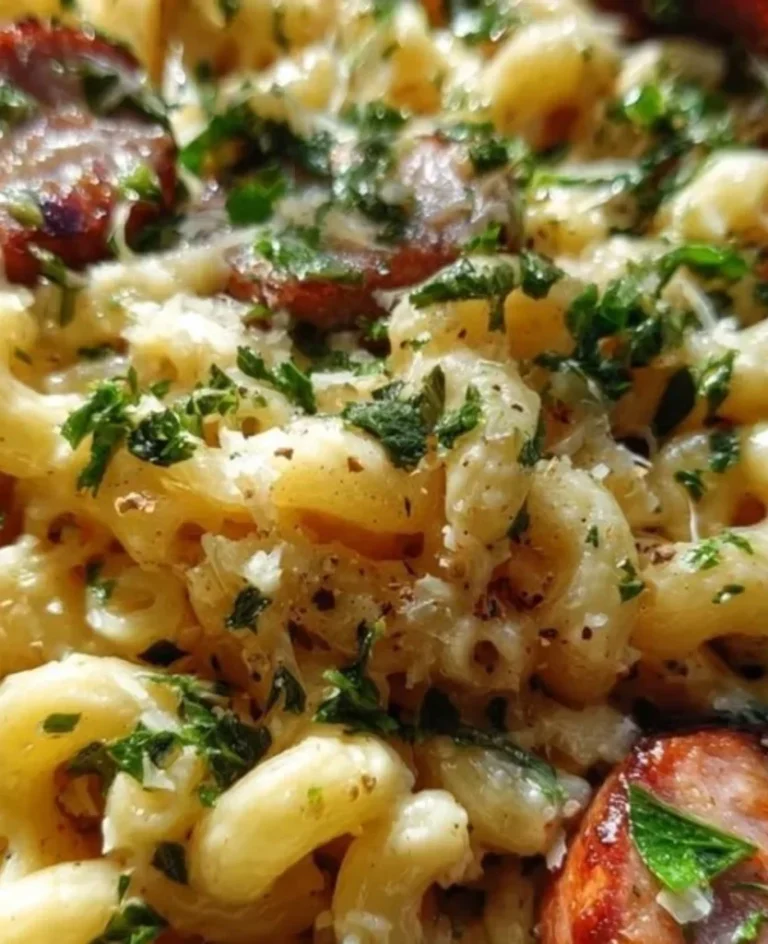 One Pot Garlic Butter Sausage Mac And Cheese Creamy Comfort In A One Pot Garlic Butter Sausage Mac And Cheese Creamy Comfort In A