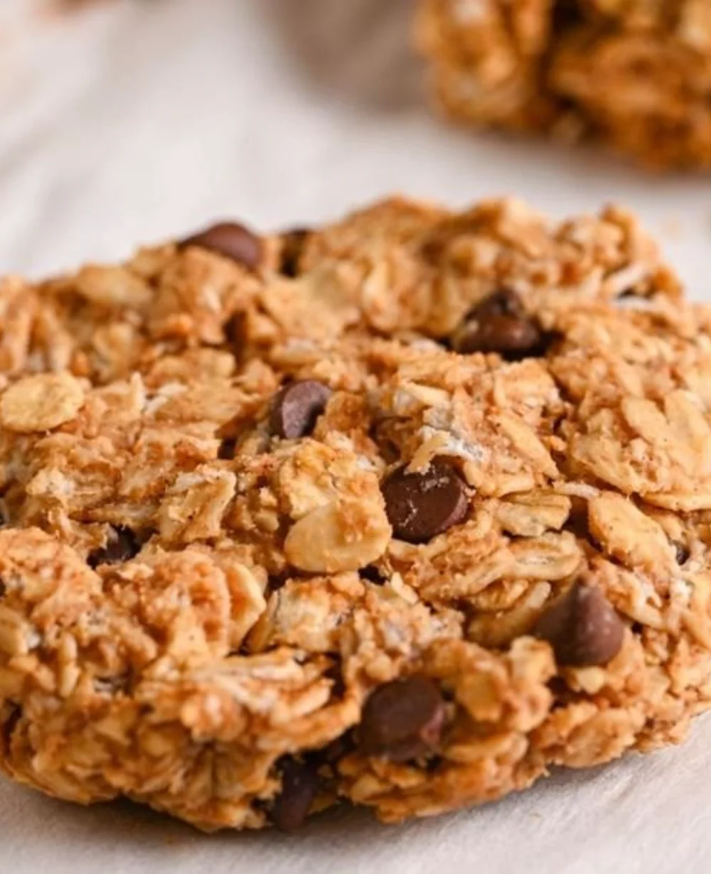 3 ingredient banana oatmeal cookies fresh out of the oven