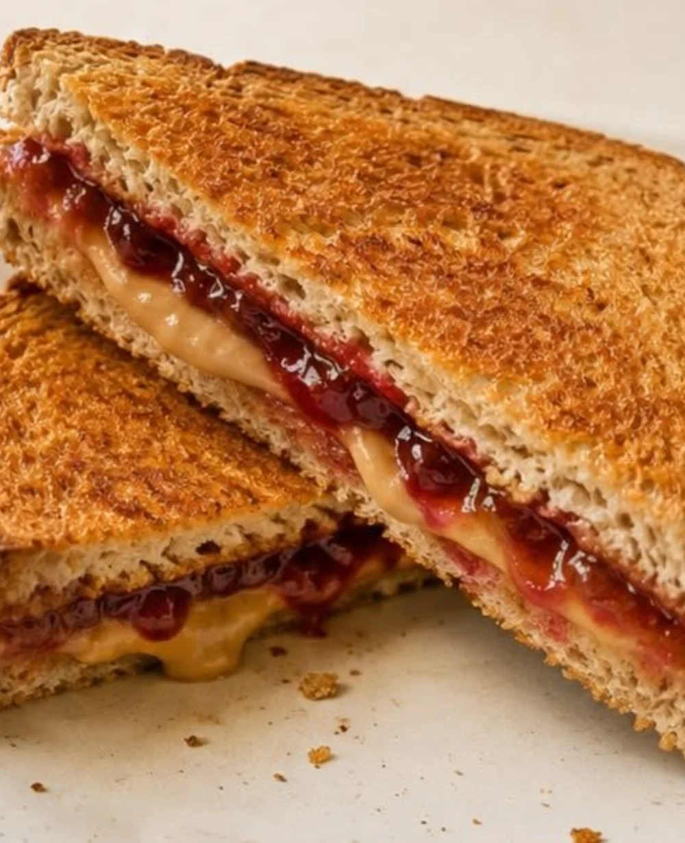 Air fryer peanut butter and jelly sandwich recipe