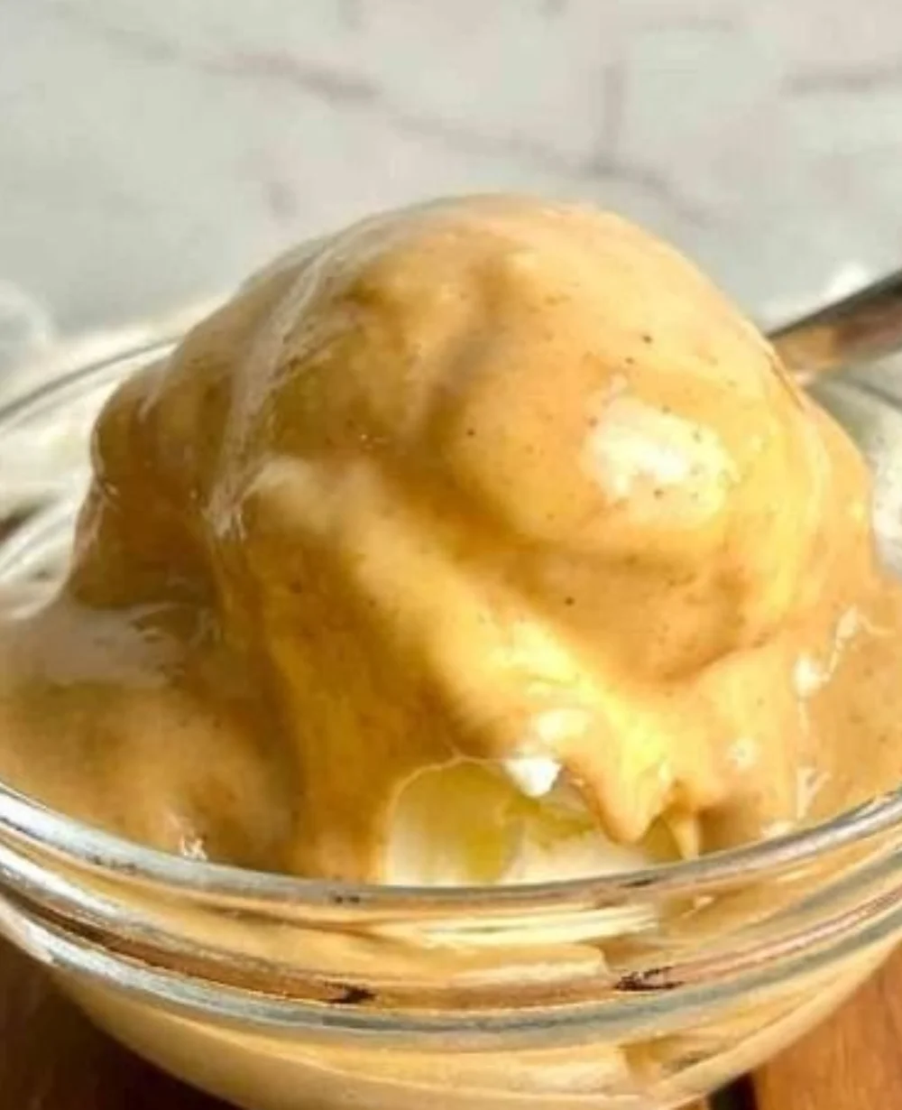 Delicious homemade copycat Dairy Queen peanut butter sauce in a bowl