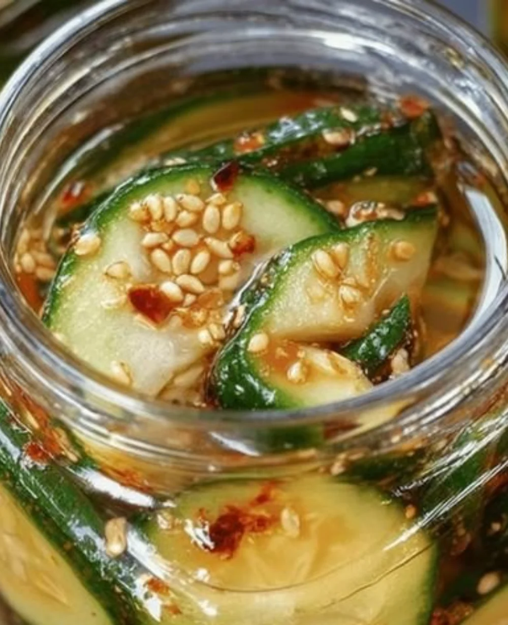 Easy homemade Korean pickles recipe with crisp and bright vegetables.