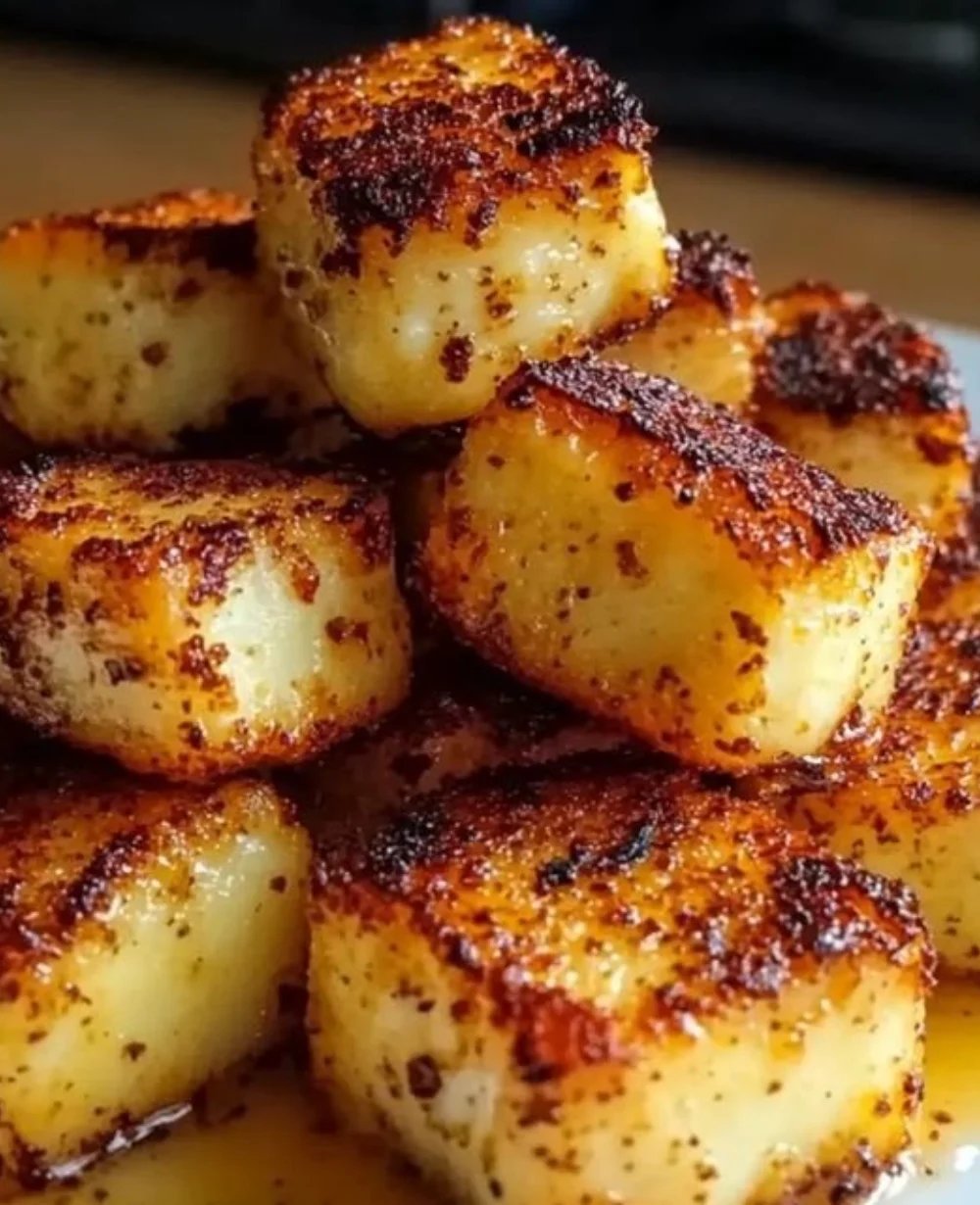 Crispy air fryer halloumi cheese bites served as a delicious snack