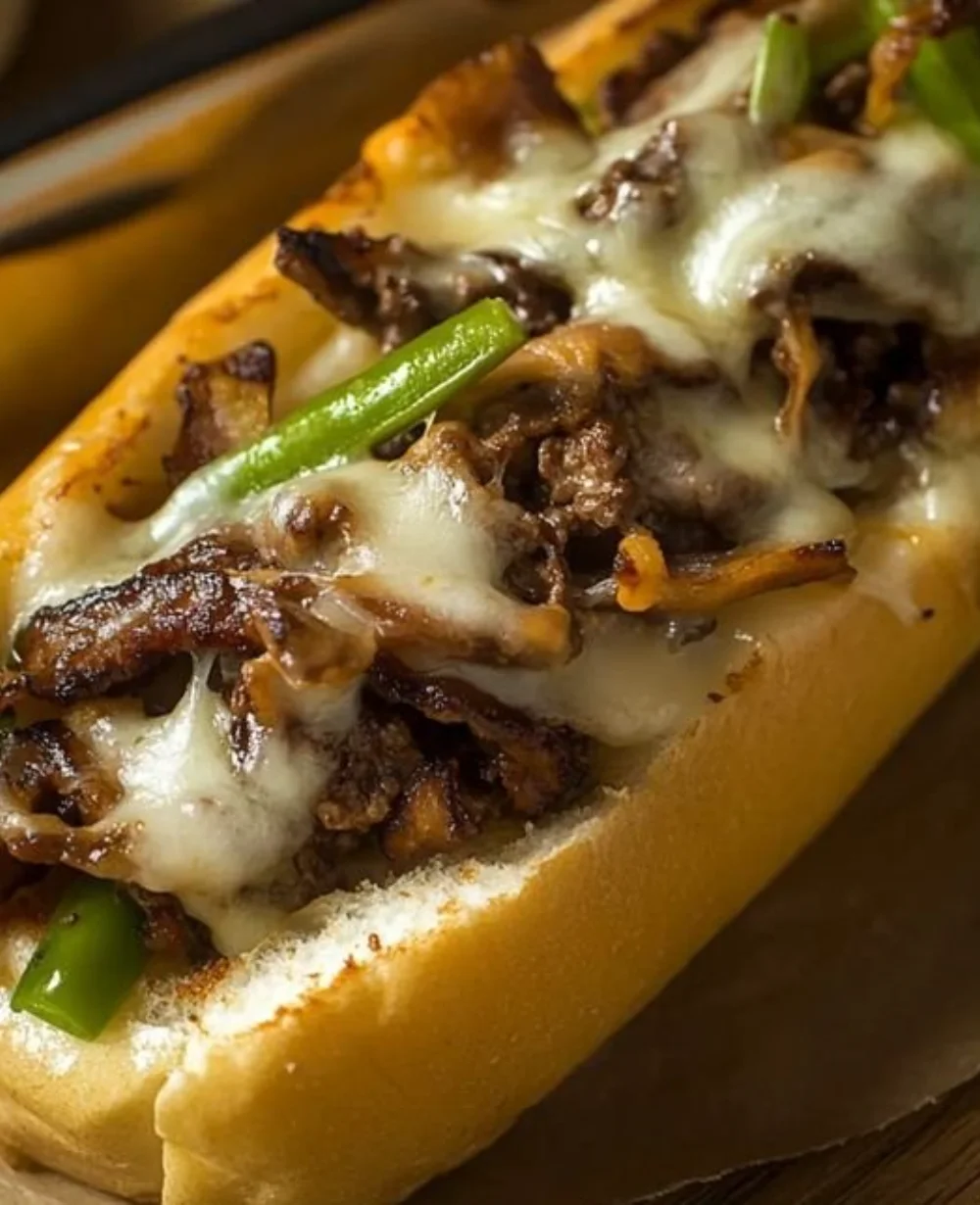 Gordon Ramsay's delicious Philly Cheesesteak featuring tender beef and melted cheese