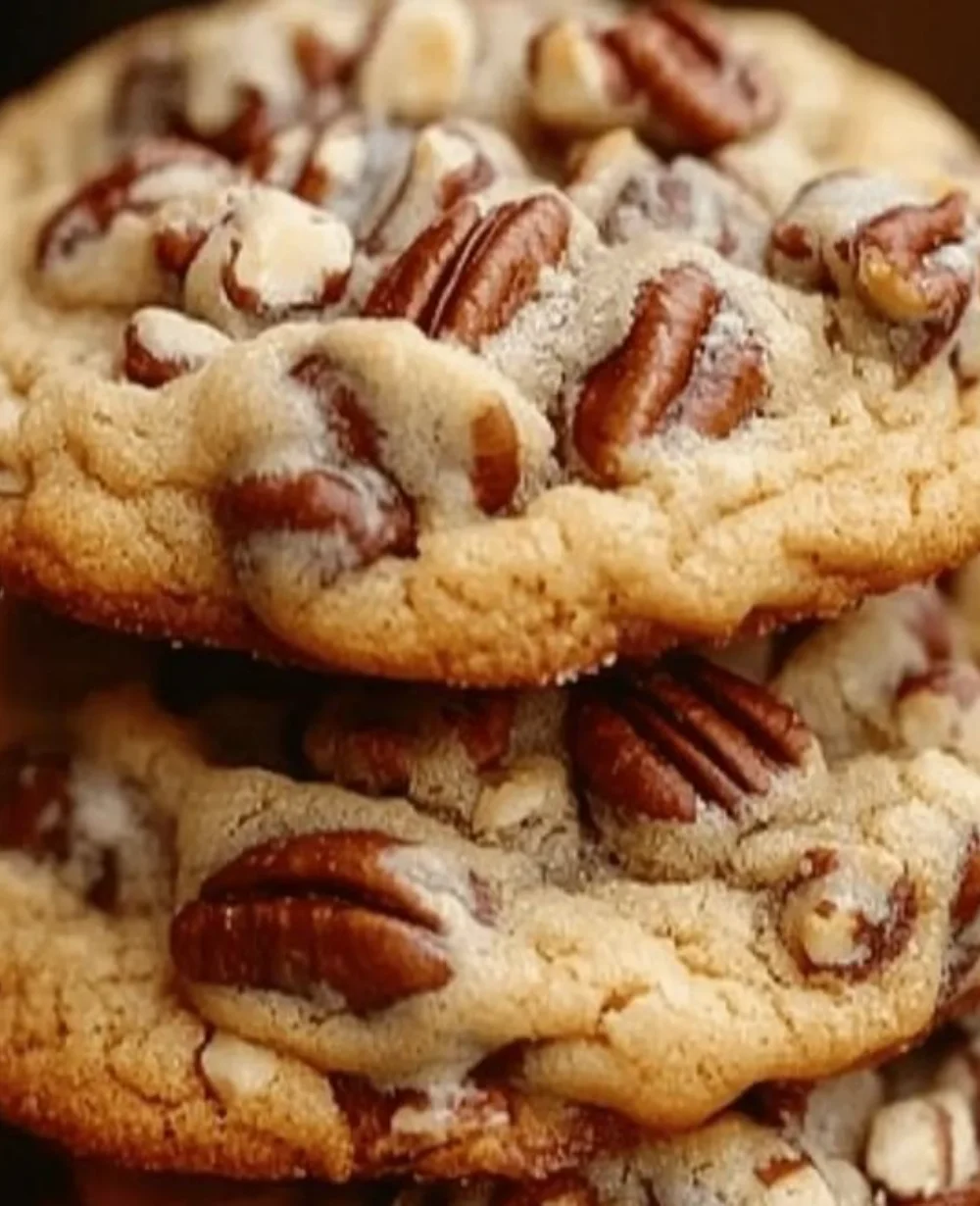 Irresistibly easy butter pecan cookies fresh out of the oven