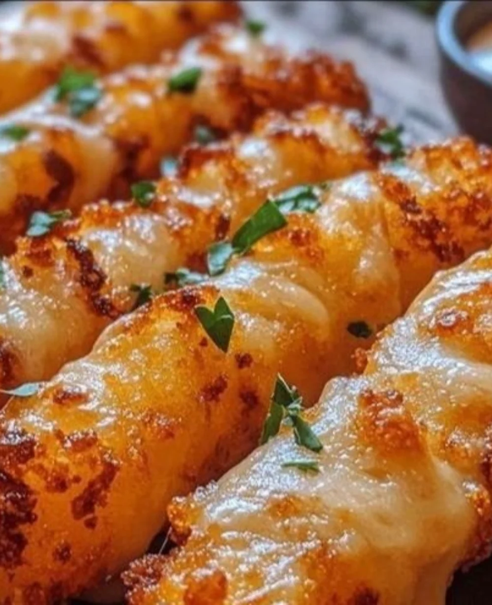 Crispy Hungarian potato pancakes, golden and crunchy, served on a plate