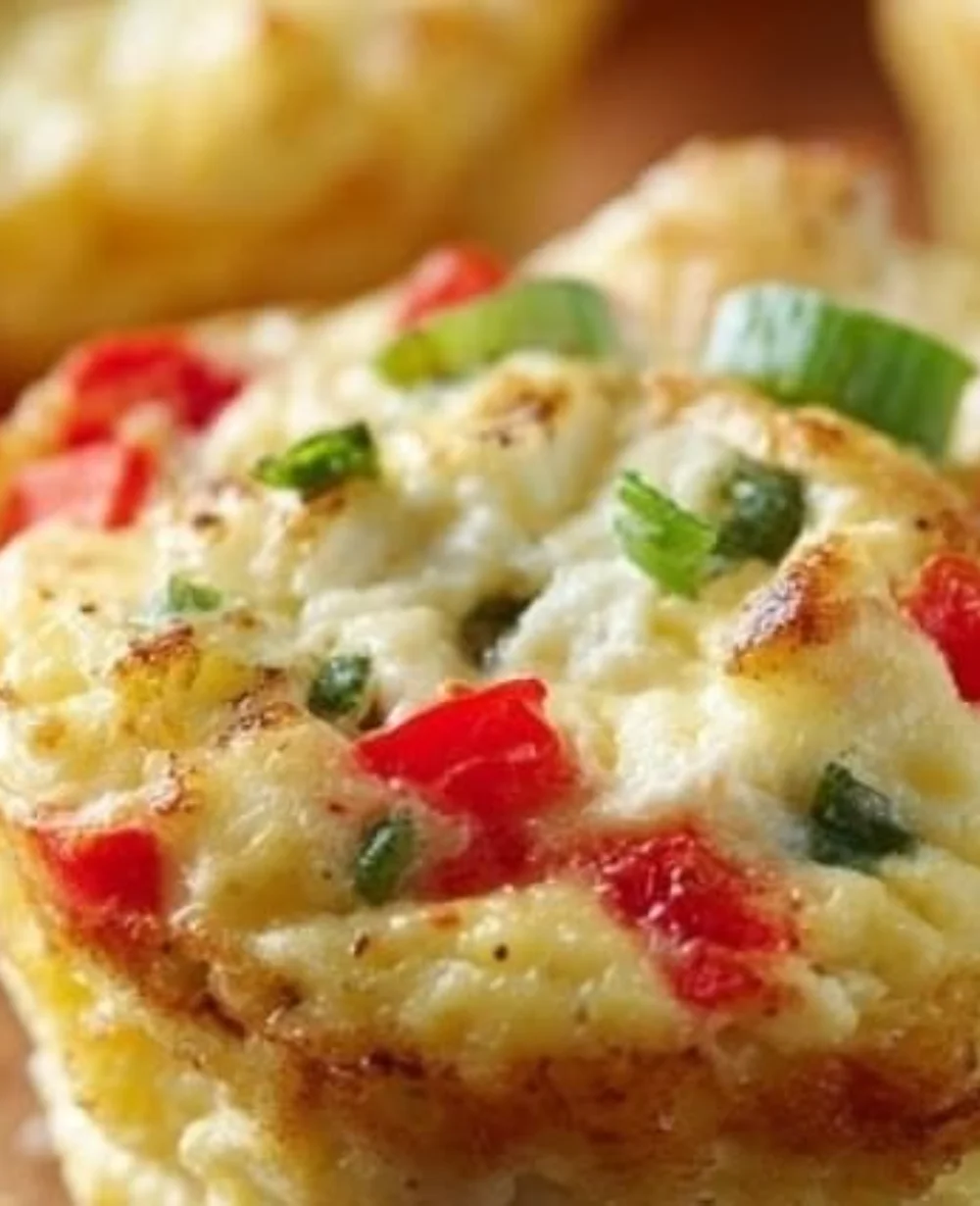 Fluffy cottage cheese egg white bites for a protein-packed breakfast.